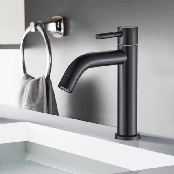 Stainless Steel Bathroom Sink Faucet - Image 3